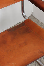 Load image into Gallery viewer, Mart Stam Cognac Leather Cantilever Chairs
