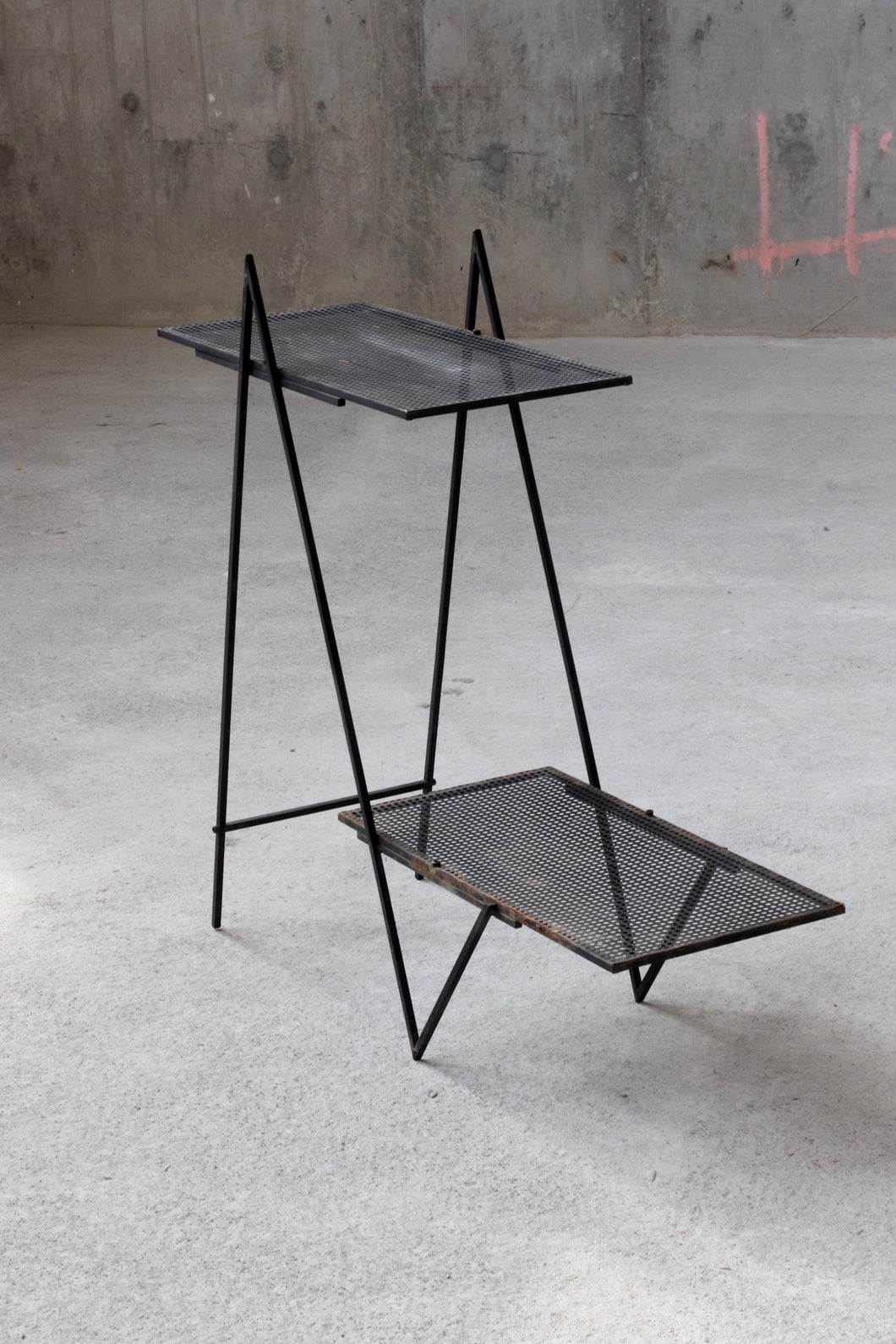 Atomic Mid Century Iron Shelf