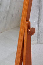 Load image into Gallery viewer, Danish Modern Teak Standing Mirror By Pedersen &amp; Hansen
