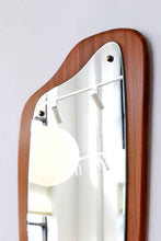 Load image into Gallery viewer, Mid Century Abstract Teak Mirror
