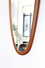Load image into Gallery viewer, Mid Century Abstract Teak Mirror
