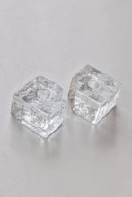 Load image into Gallery viewer, Glass Cube Candlestick Holders
