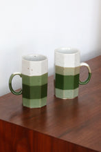 Load image into Gallery viewer, Vintage Octagonal Mug Pair
