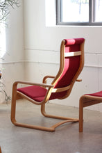 Load image into Gallery viewer, Lamello Chair &amp; Ottoman By Yngve Ekstrom
