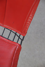 Load image into Gallery viewer, Set Of 4 Black &amp; Red Knoll Bertoia Chairs
