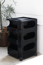 Load image into Gallery viewer, Black Boby Trolley By Joe Colombo
