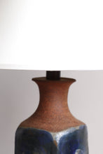 Load image into Gallery viewer, Mid Century Pottery Lamp By Brent Bennett
