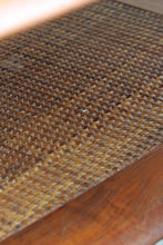 Load image into Gallery viewer, Teak + Rattan Side Table By France &amp; Son
