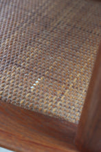 Load image into Gallery viewer, Teak + Rattan Side Table By France &amp; Son
