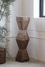 Load image into Gallery viewer, Geometric Wooden Pedestal
