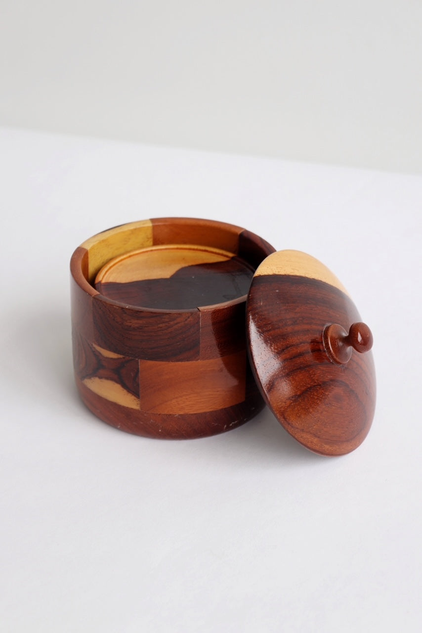 Handmade Wood Coaster Set