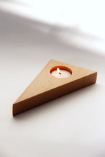 Load image into Gallery viewer, Triangle Wood Votive Holder
