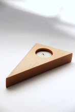 Load image into Gallery viewer, Triangle Wood Votive Holder
