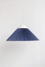 Load image into Gallery viewer, Navy Pleated Light Pendant
