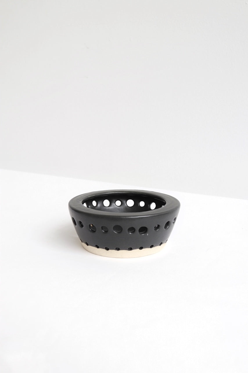 Studio Pottery Perforated Bowl