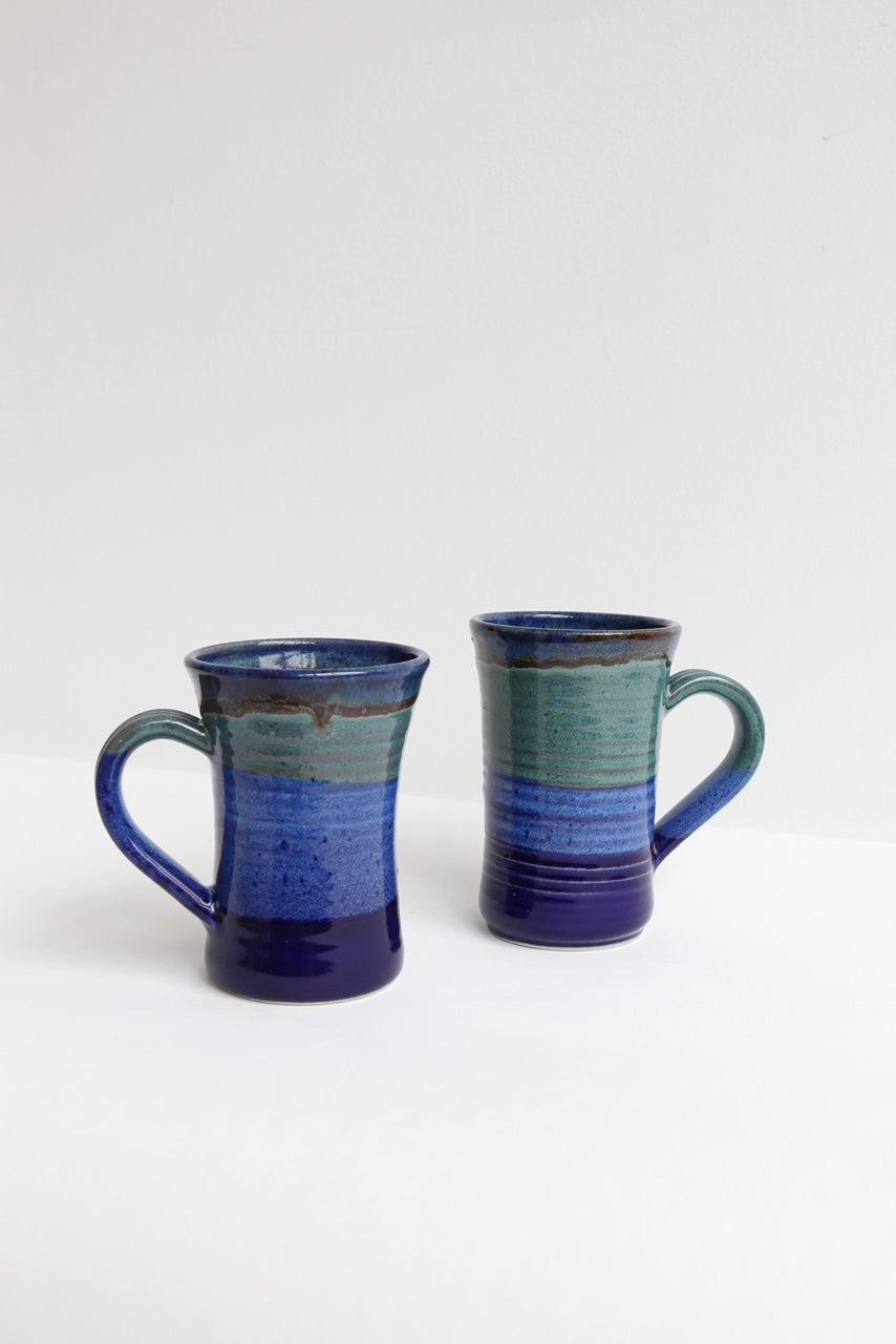 Studio Pottery Mug Pair