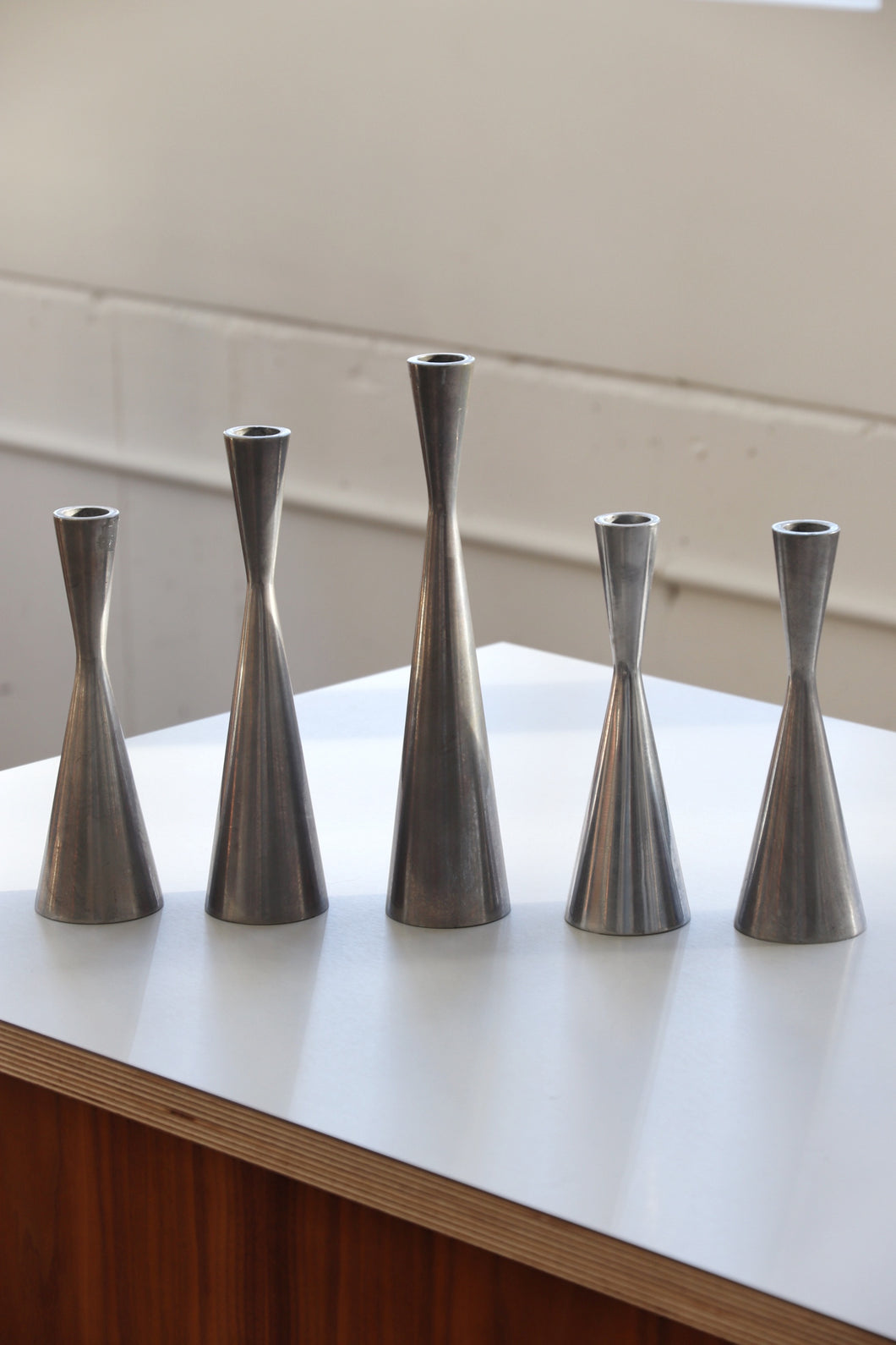 Vintage Stainless IKEA Candle Holders