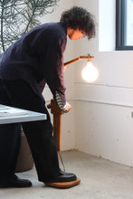 Load image into Gallery viewer, Articulating Oak Floor Lamp
