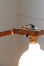 Load image into Gallery viewer, Articulating Oak Floor Lamp

