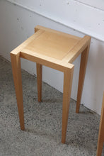 Load image into Gallery viewer, Blonde Wood Side Table Set
