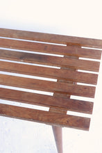 Load image into Gallery viewer, Mid Century Slatted Bench
