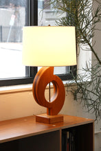 Load image into Gallery viewer, Studio Craft Sculptural Oak Lamp

