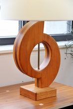 Load image into Gallery viewer, Studio Craft Sculptural Oak Lamp
