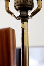 Load image into Gallery viewer, Studio Craft Sculptural Oak Lamp
