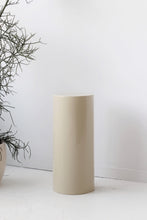 Load image into Gallery viewer, Cream Fiberglass Cylinder Pedestal
