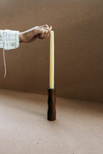 Load image into Gallery viewer, Sculptural Walnut Candle Holder
