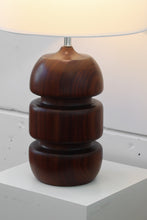 Load image into Gallery viewer, Sculptural Mid Century Teak Lamp

