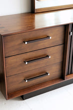 Load image into Gallery viewer, Walnut &amp; Rosewood Dresser Set By Lane
