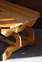Load image into Gallery viewer, Slatted Pine Coffee Table
