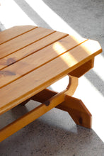 Load image into Gallery viewer, Slatted Pine Coffee Table
