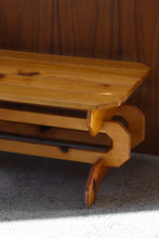 Load image into Gallery viewer, Slatted Pine Coffee Table
