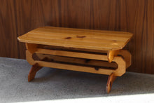 Load image into Gallery viewer, Slatted Pine Coffee Table
