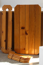 Load image into Gallery viewer, Slatted Pine Coffee Table
