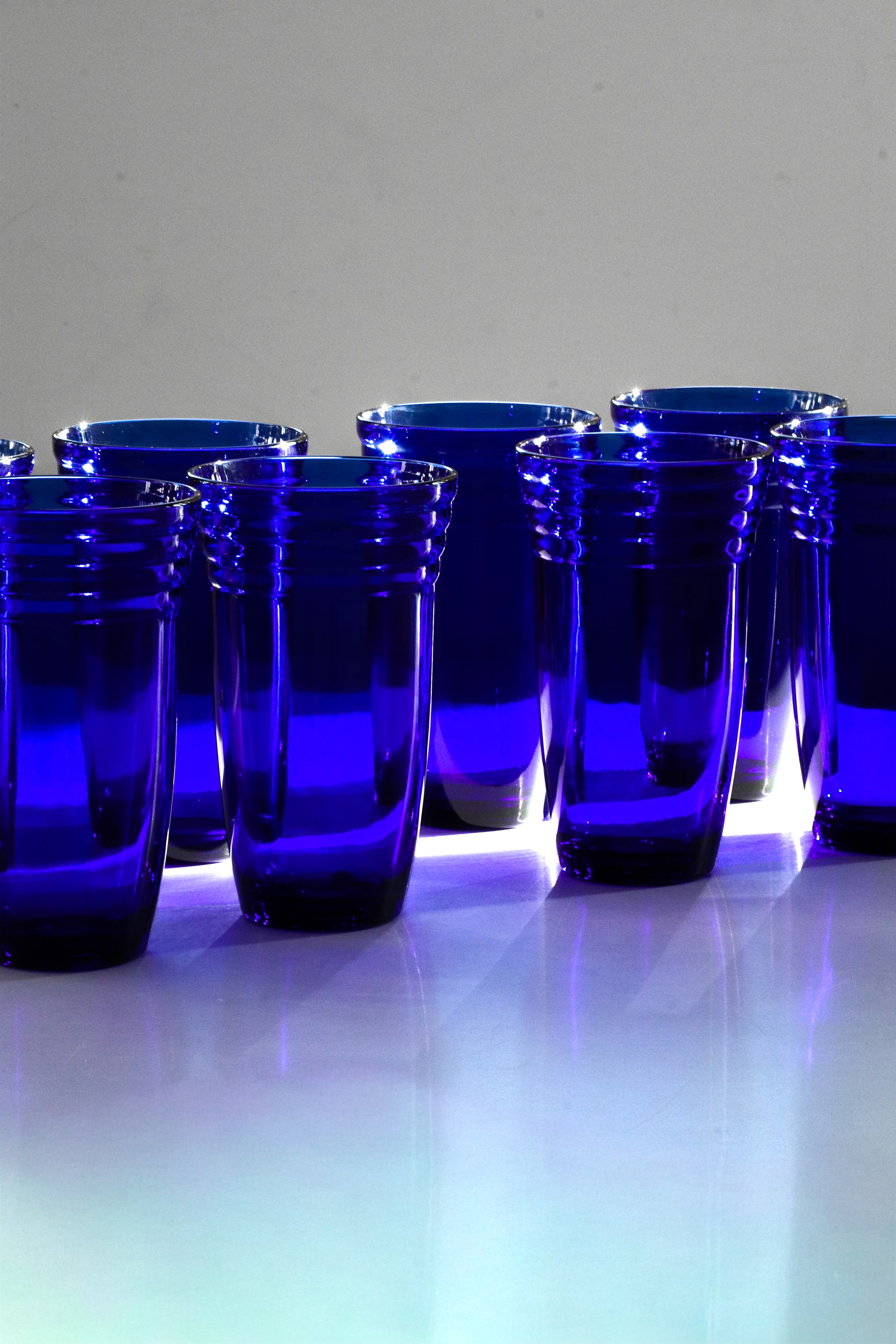 Bormioli Rocco Cobalt Blue 6set ヴィンテージ Bormioli Rocco Cobalt Glass Set – In The Comfort Of