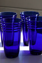 Load image into Gallery viewer, Bormioli Rocco Cobalt Glass Set
