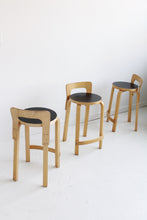 Load image into Gallery viewer, Set Of 3 Alvar Aalto K65 Stools
