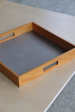 Load image into Gallery viewer, Stainless Steel &amp; Wood Tray
