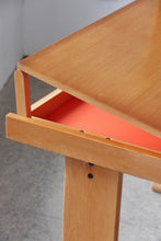 Load image into Gallery viewer, Vintage Blonde Drafting Desk
