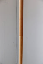 Load image into Gallery viewer, Chrome &amp; Beech Torchiere Lamp
