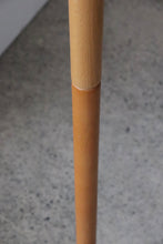 Load image into Gallery viewer, Chrome &amp; Beech Torchiere Lamp
