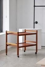 Load image into Gallery viewer, Teak Bar Cart
