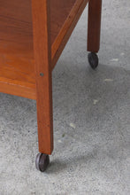 Load image into Gallery viewer, Teak Bar Cart
