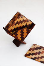 Load image into Gallery viewer, Parquet Coaster Set
