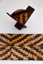 Load image into Gallery viewer, Parquet Coaster Set
