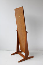 Load image into Gallery viewer, Danish Modern Teak Standing Mirror By Pedersen &amp; Hansen

