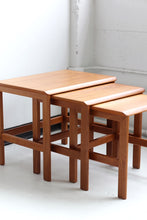 Load image into Gallery viewer, Mid Century Modern Teak Nesting Tables
